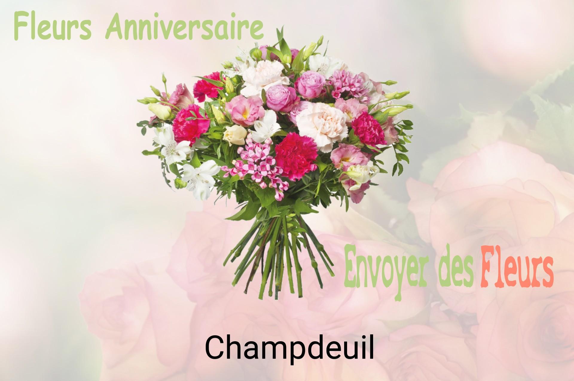 Bouquet de fleurs d’anniversaire livré à Champdeuil