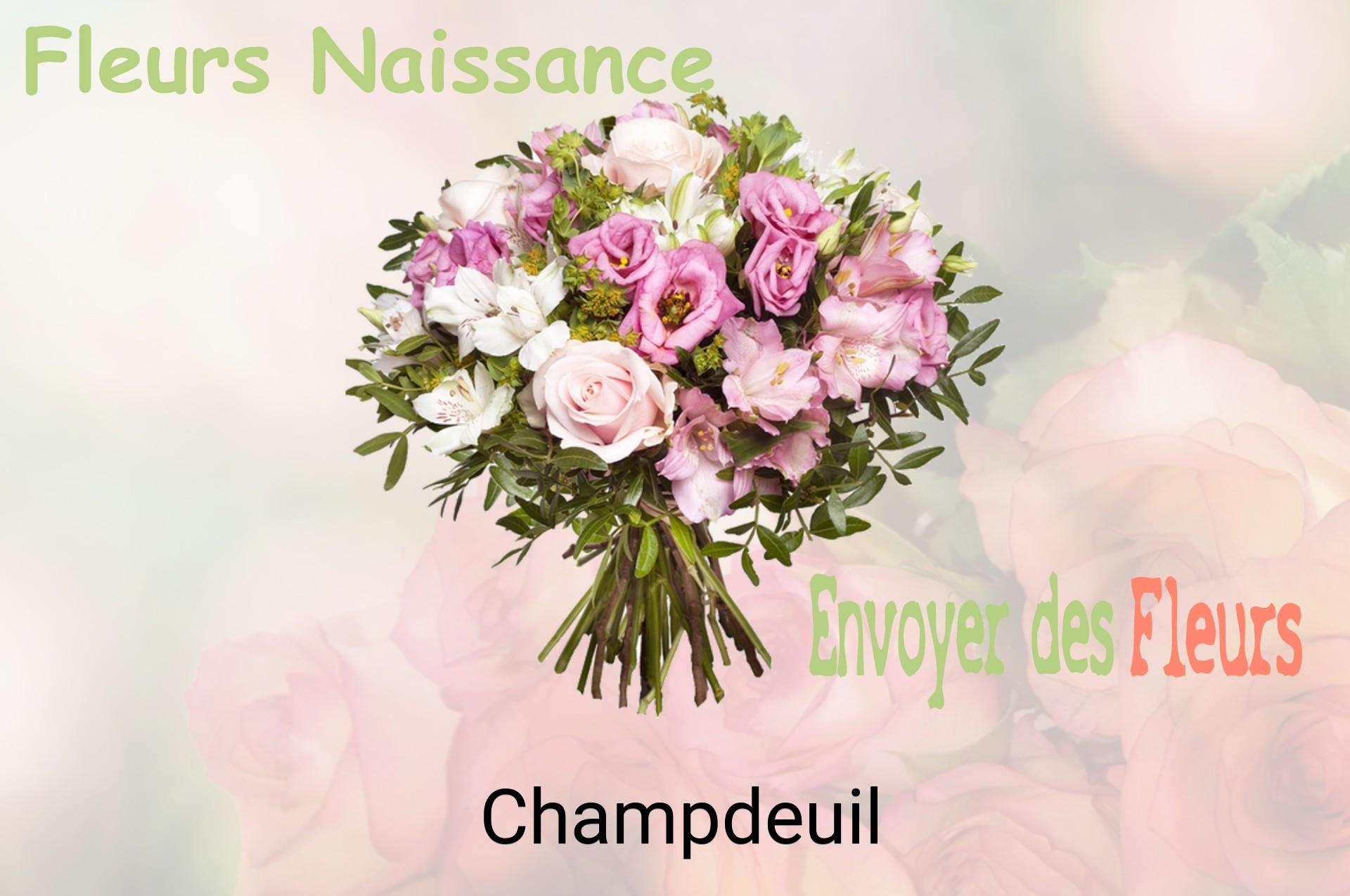 Bouquet de fleurs de naissance livré à Champdeuil